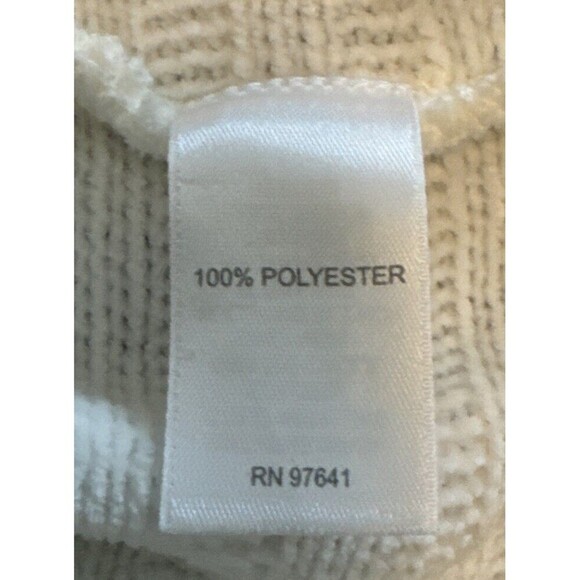 J Jill CREAM Cowl Neck Polyester Long Sleeve Sweater Super Soft Sz Large - Picture 9 of 10